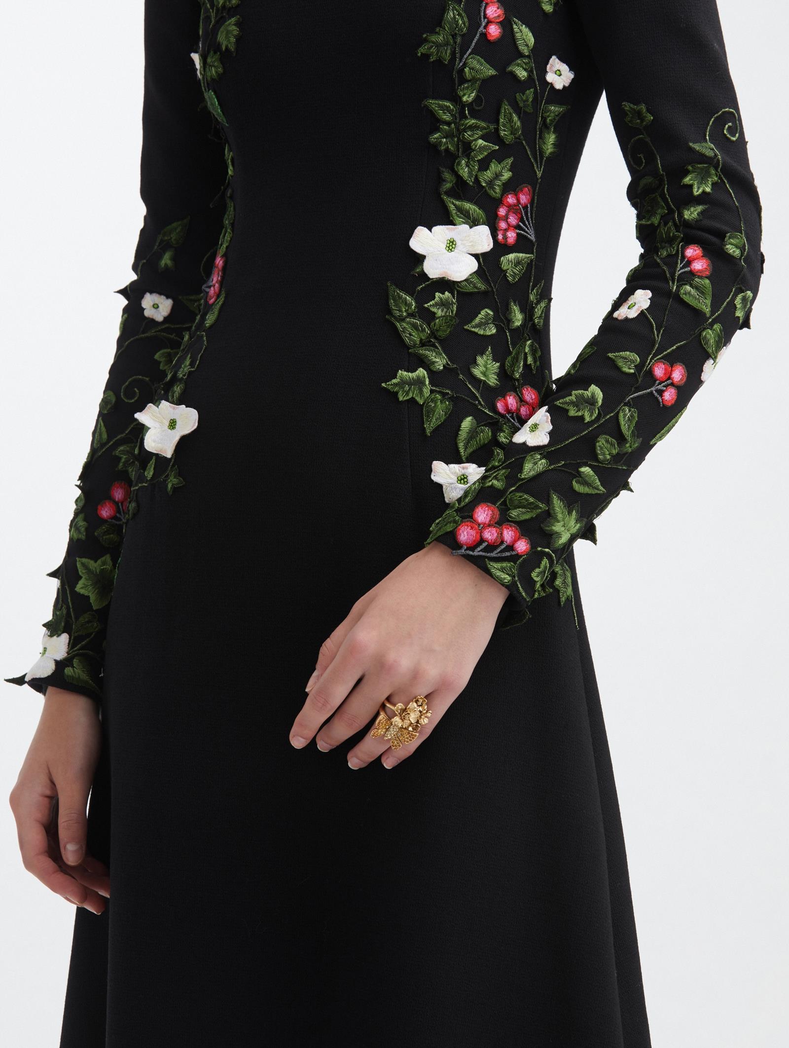 Ivy and Cosmo Embroidered Dress ...